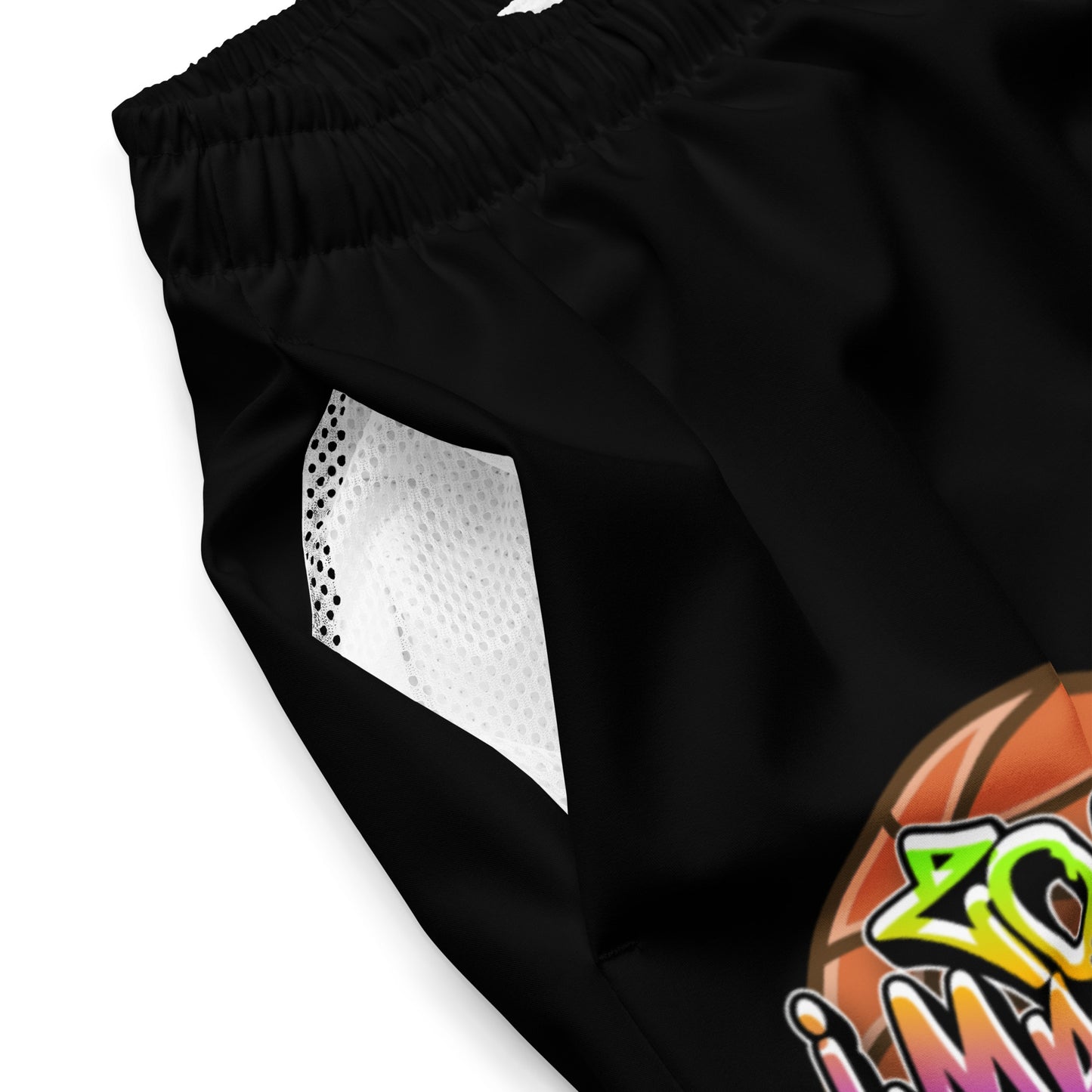 Short Zona De Impacto - Basketball Ball Melting - Black