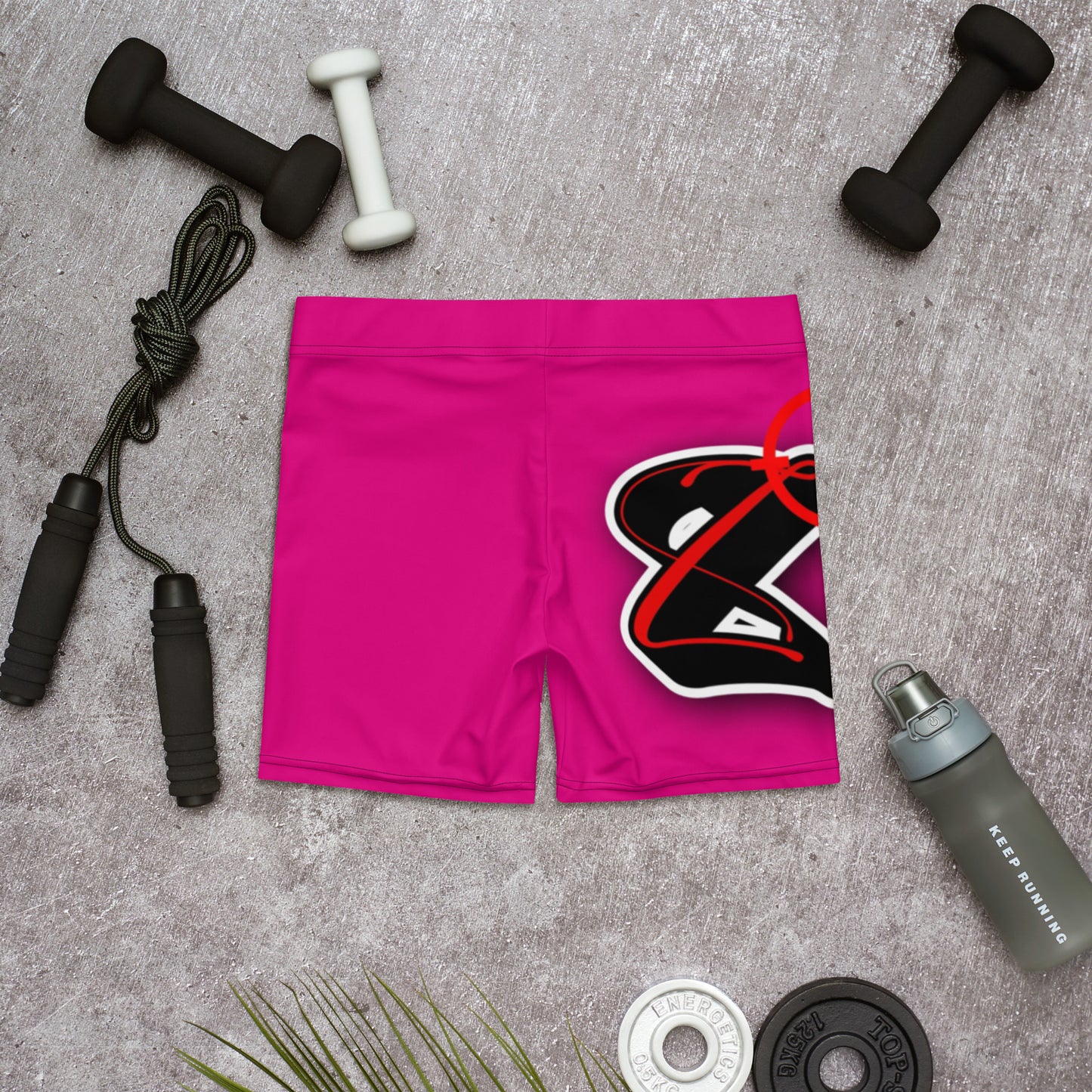 Shorts Feminino de academia Zona De Impacto - Rosa Pink