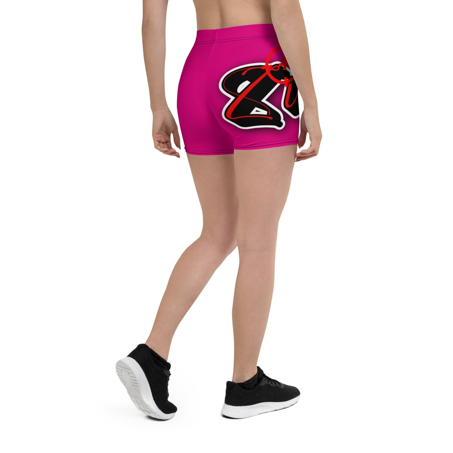 Shorts Feminino de academia Zona De Impacto - Rosa Pink