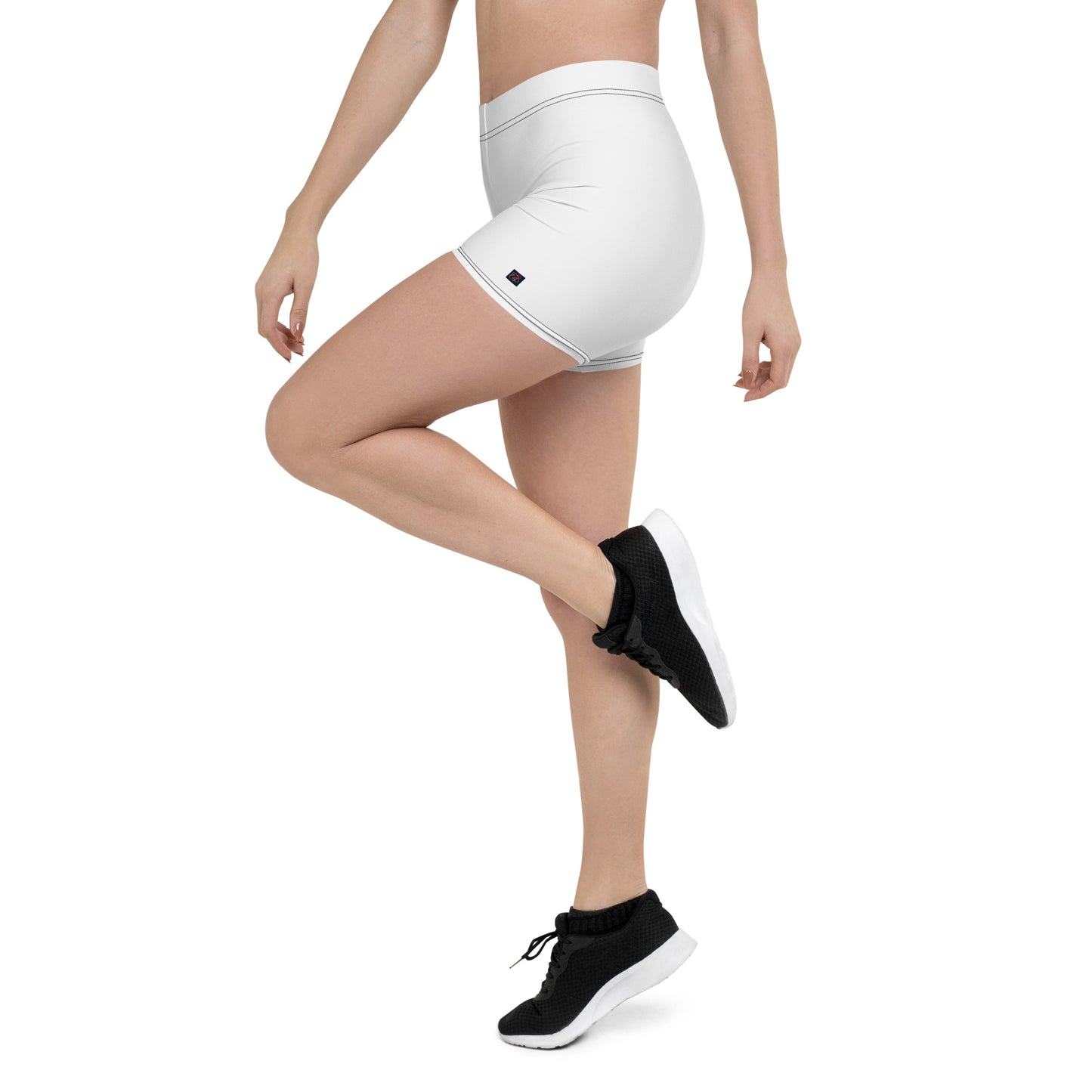 Shorts Feminino de academia Zona De Impacto - Branco