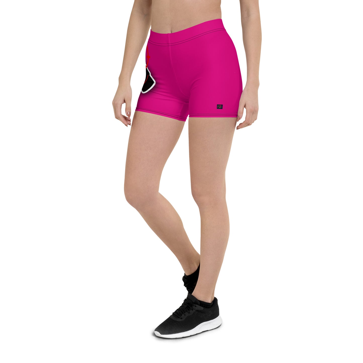 Shorts Feminino de academia Zona De Impacto - Rosa Pink