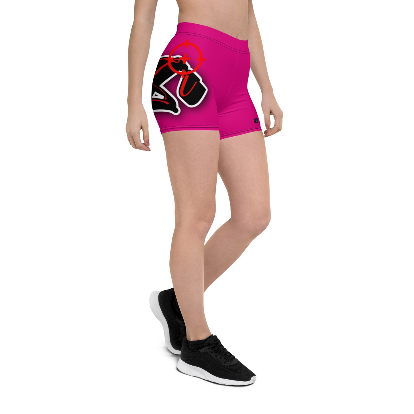 Shorts Feminino de academia Zona De Impacto - Rosa Pink