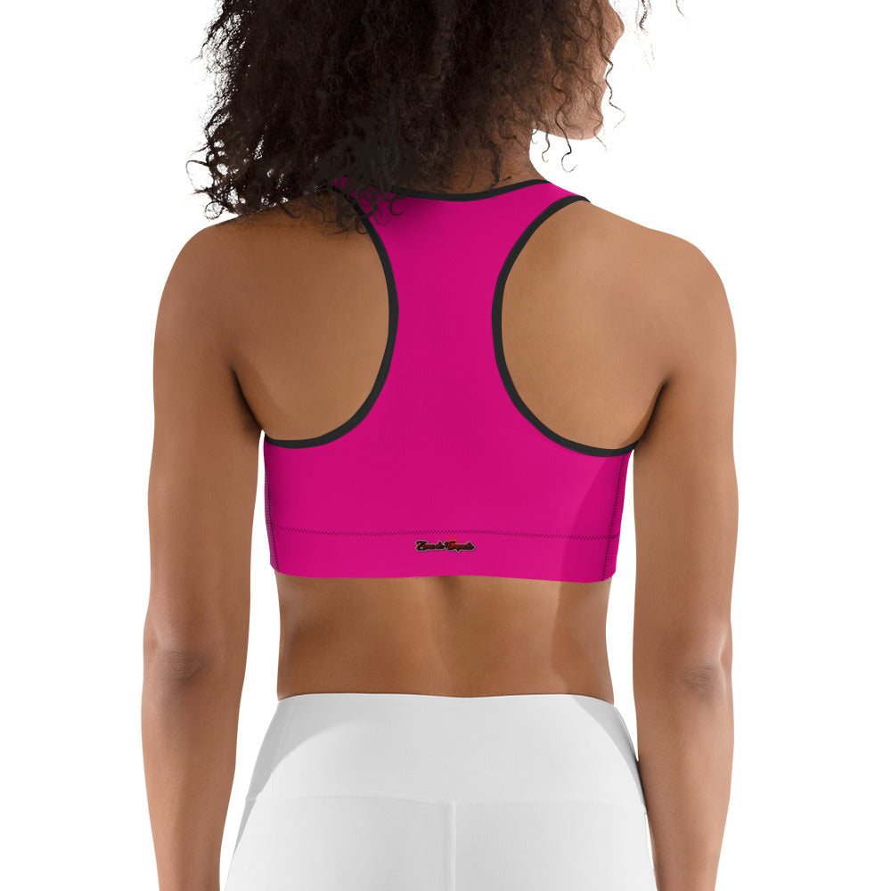 Top Feminino Esportivo Zona De Impacto - Rosa Pink