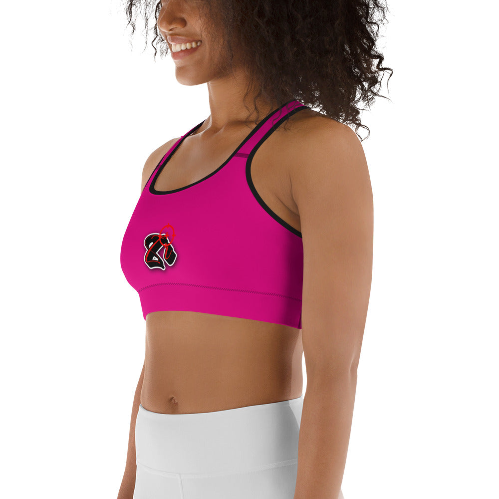 Top Feminino Esportivo Zona De Impacto - Rosa Pink