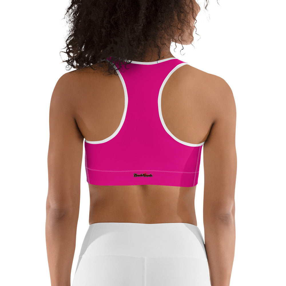 Top Feminino Esportivo Zona De Impacto - Rosa Pink