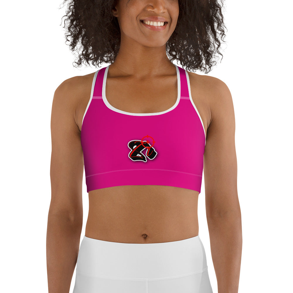 Top Feminino Esportivo Zona De Impacto - Rosa Pink