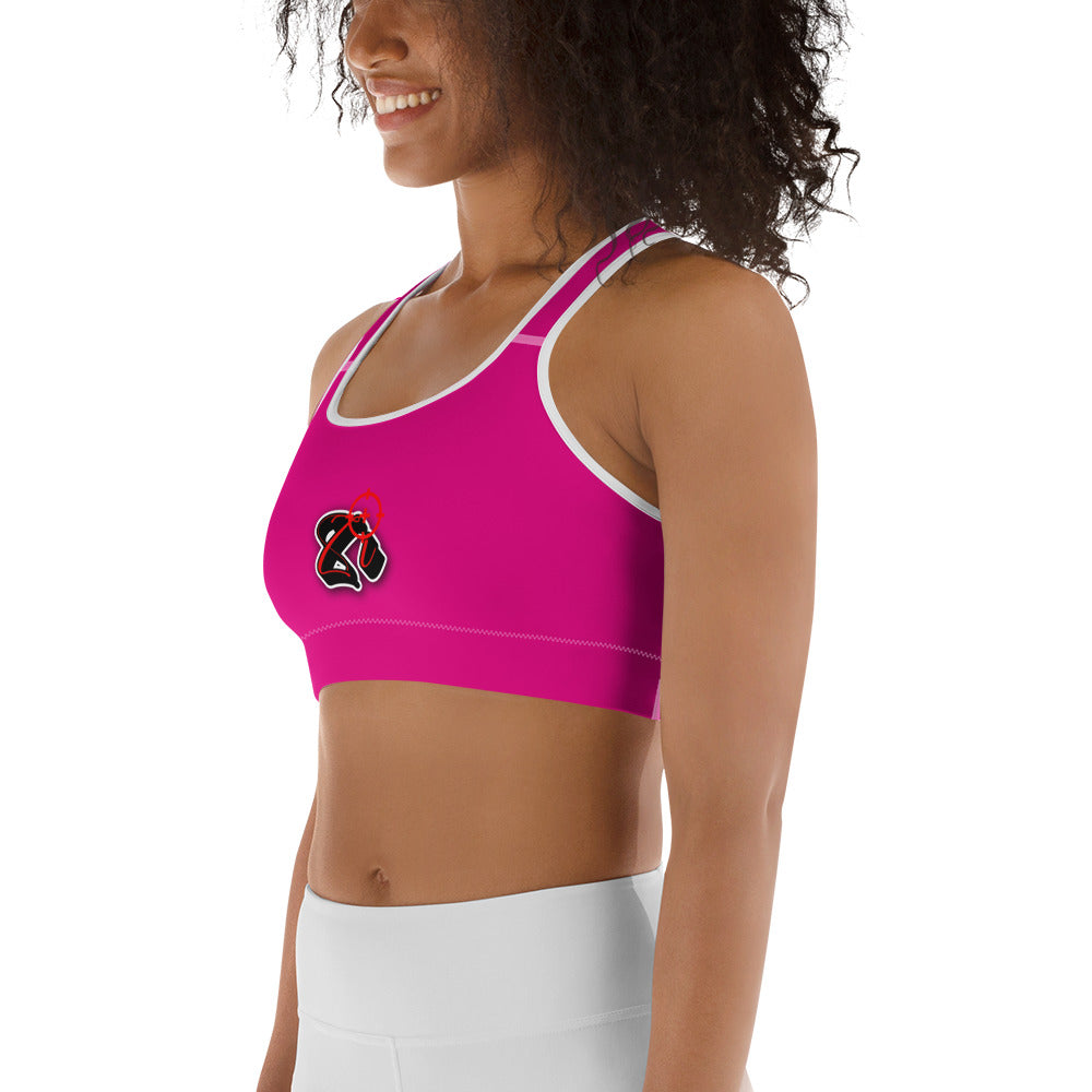 Top Feminino Esportivo Zona De Impacto - Rosa Pink