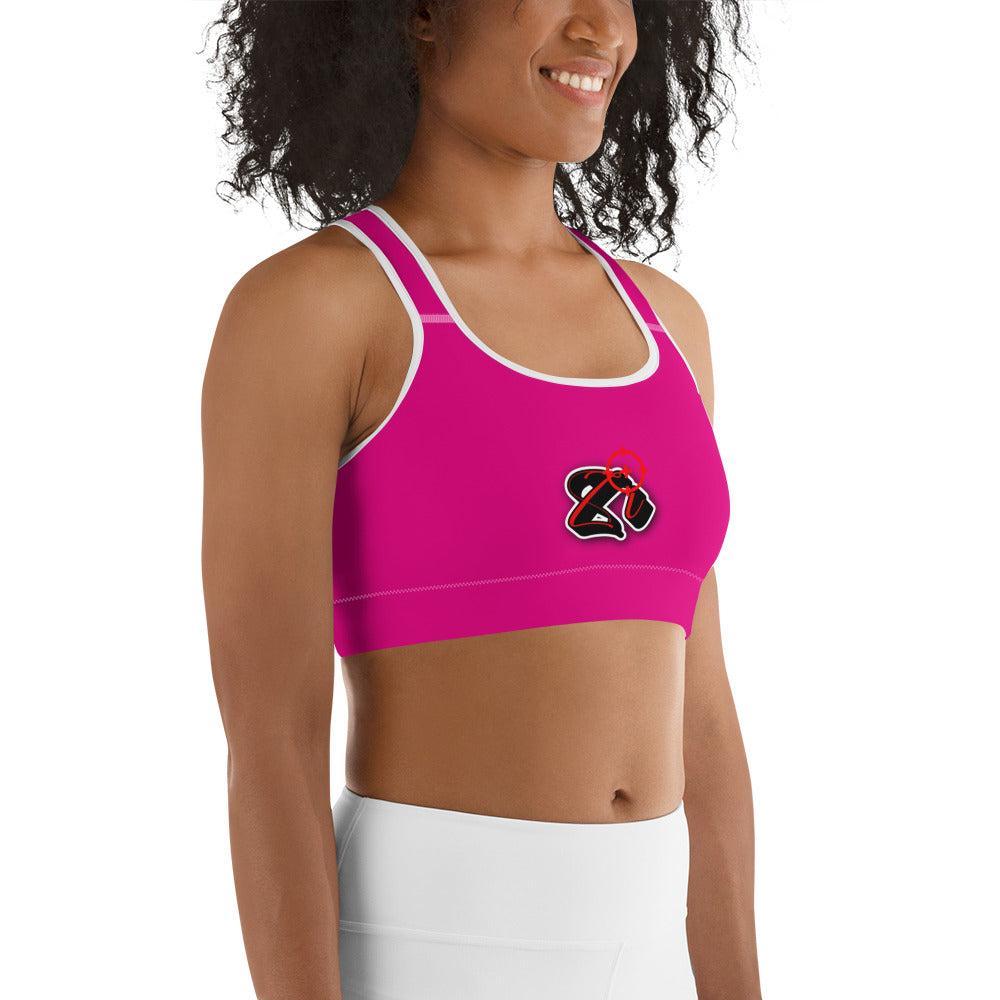 Top Feminino Esportivo Zona De Impacto - Rosa Pink