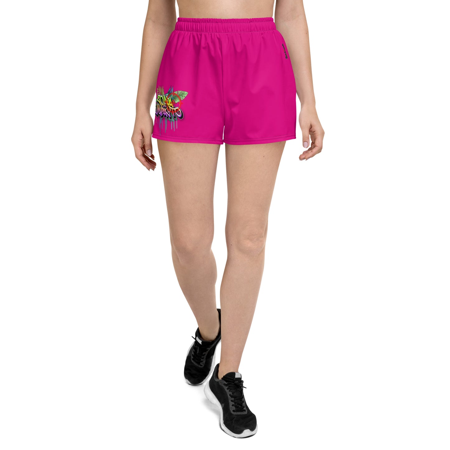 Short feminino sport Zona De Impacto Plant - Rosa Pink