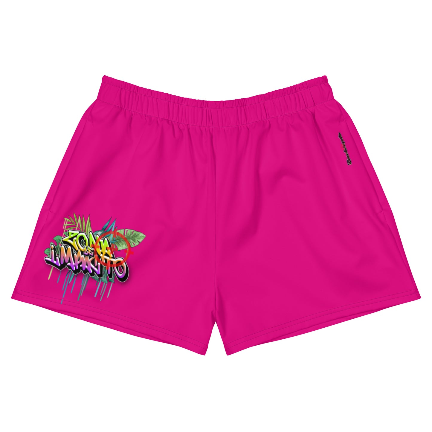 Short feminino sport Zona De Impacto Plant - Rosa Pink