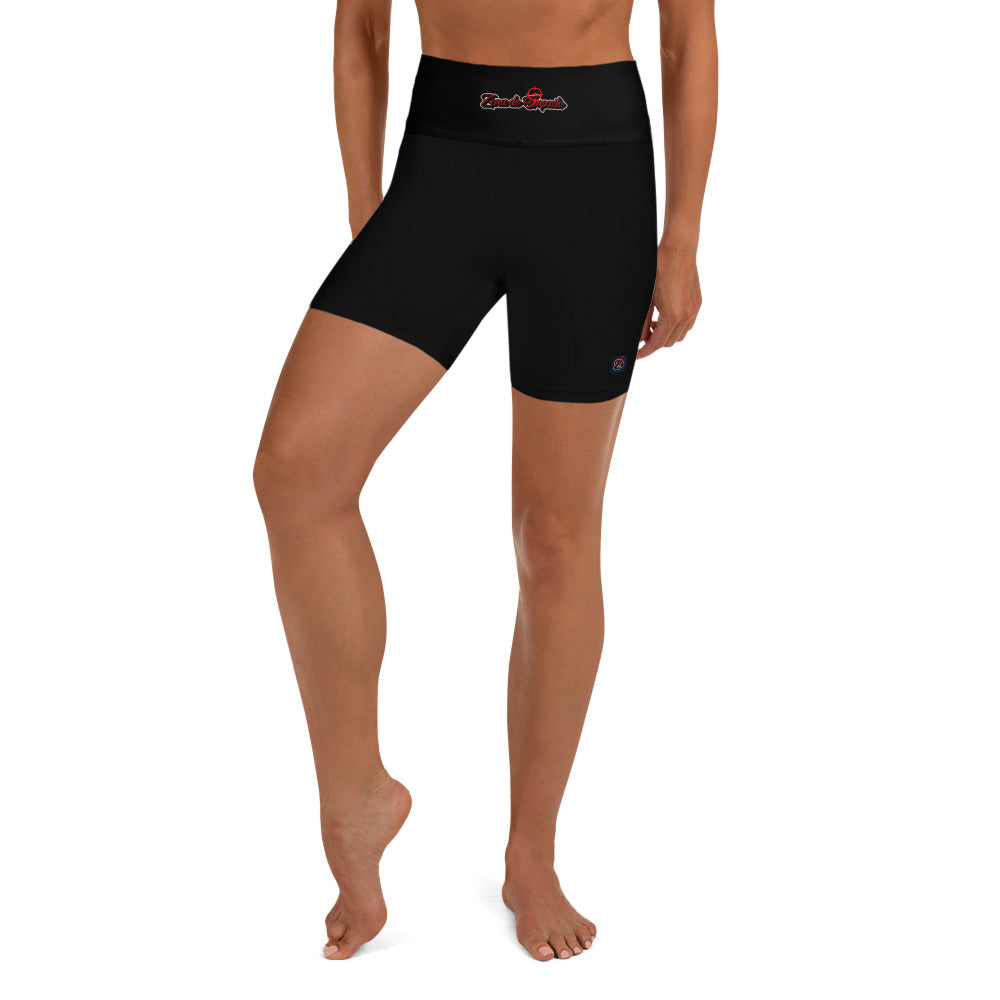 Shorts de Yoga Feminino Zona De Impacto - Preto