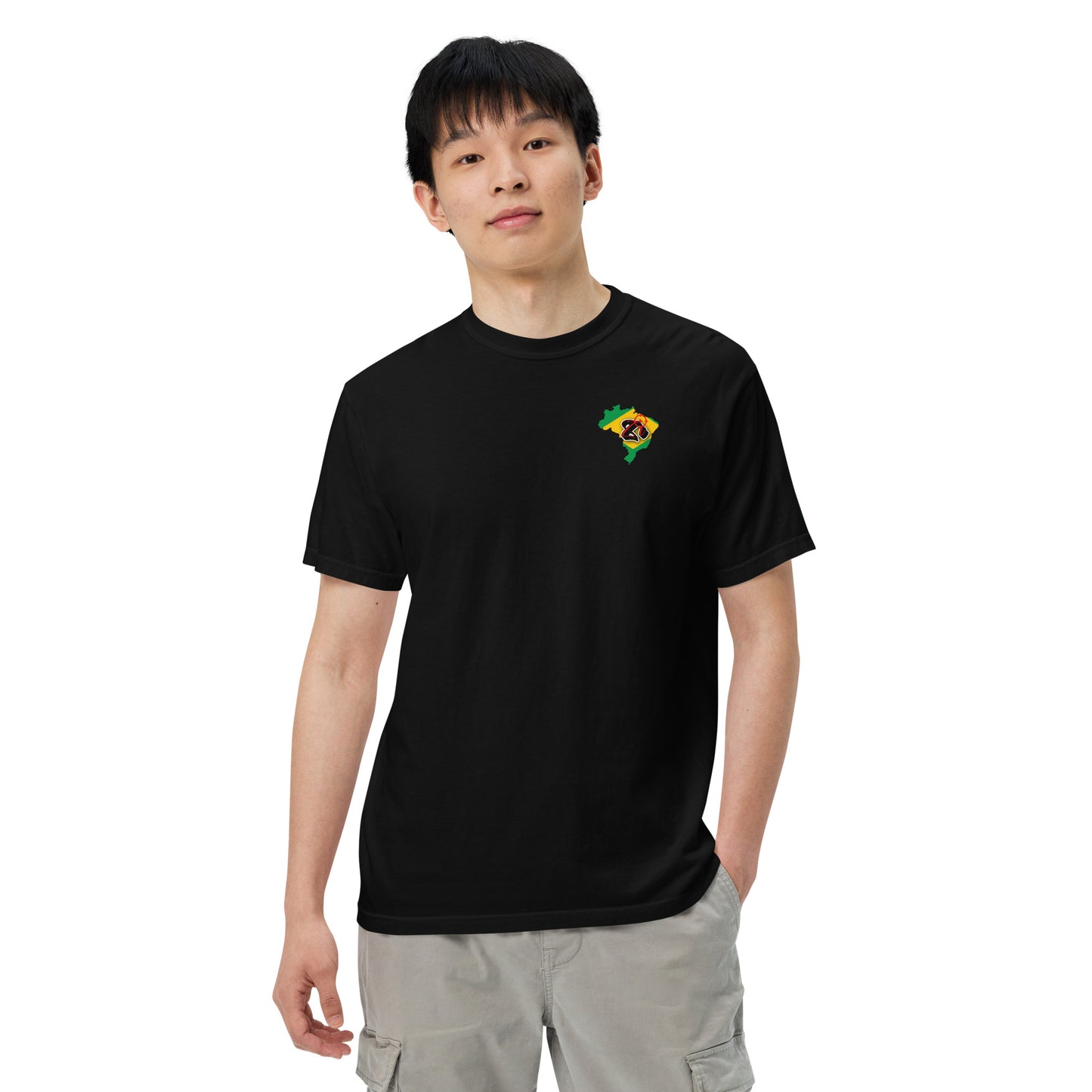 Camiseta grossa  unissex estampada Zona De Impacto - Brasil