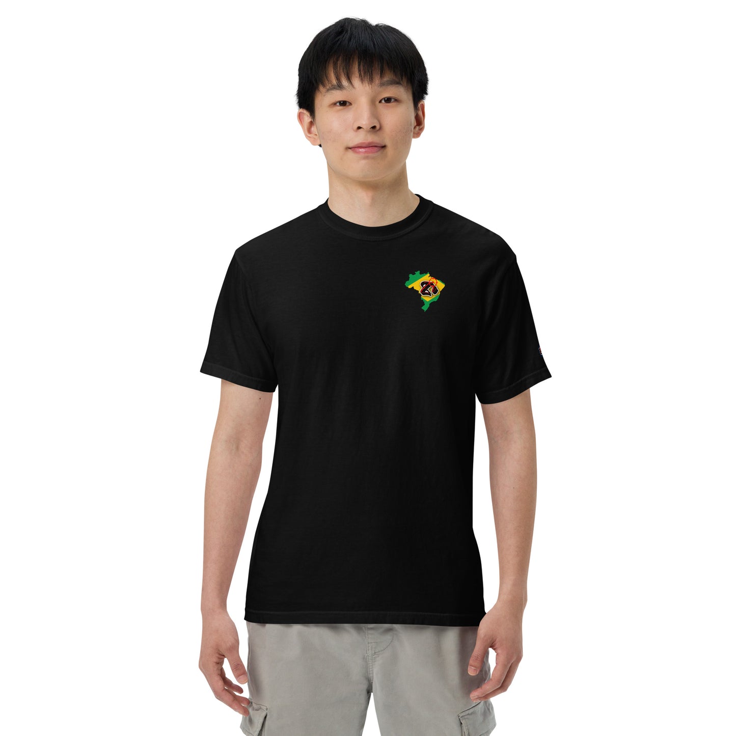 Camiseta grossa  unissex estampada Zona De Impacto - Brasil