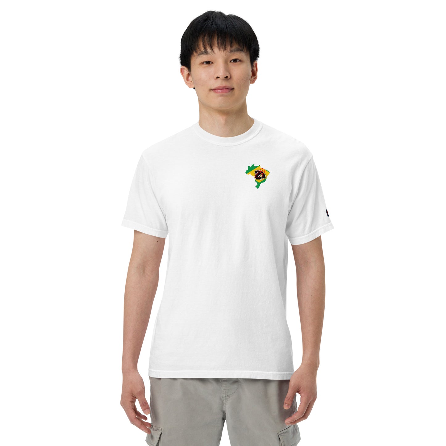 Camiseta grossa  unissex estampada Zona De Impacto - Brasil