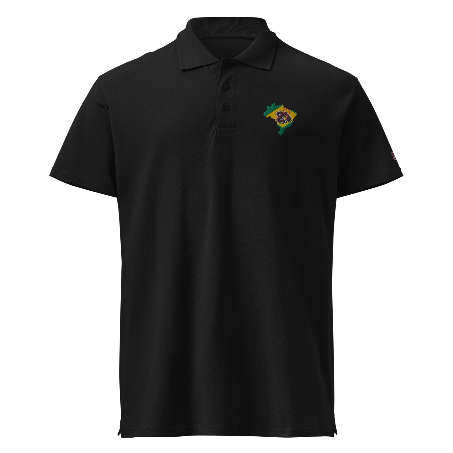 Camisa Pólo unissex bordado Zona De Impacto premium - Brasil