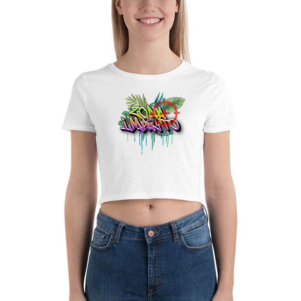 Cropped Feminina Zona De Impacto plant