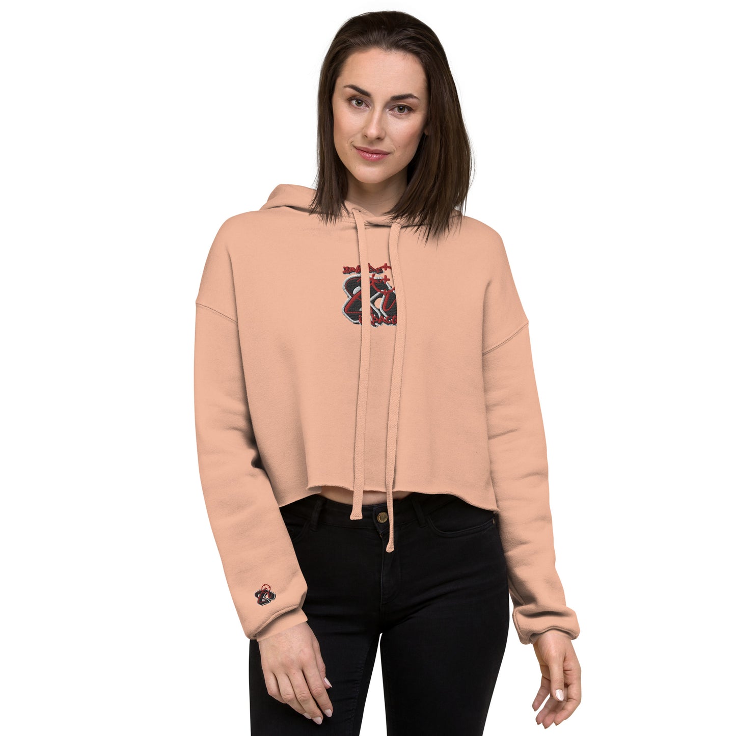 Moletom Cropped feminino com capuz Zona De Impacto